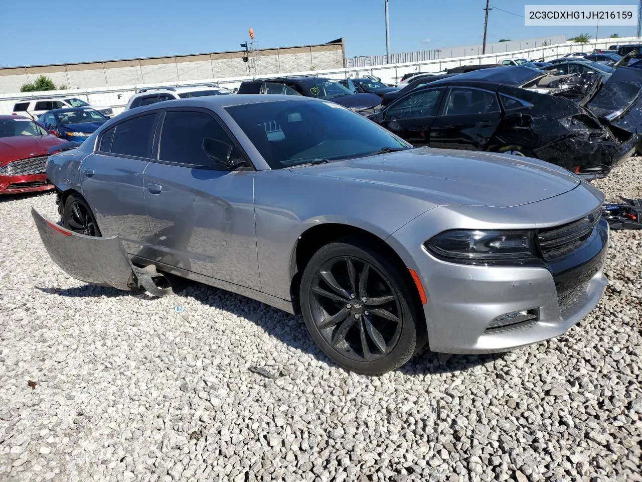 2C3CDXHG1JH216159 2018 Dodge Charger Sxt Plus