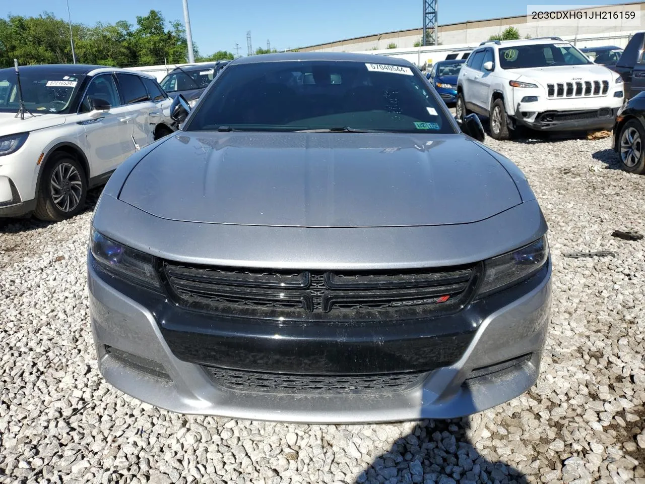 2018 Dodge Charger Sxt Plus VIN: 2C3CDXHG1JH216159 Lot: 57040544