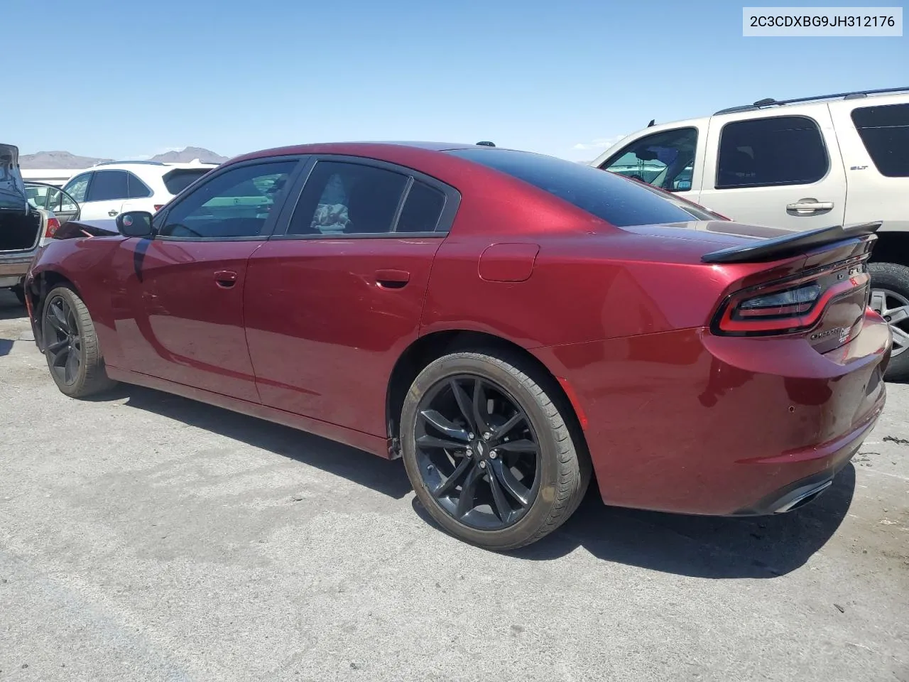 2018 Dodge Charger Sxt VIN: 2C3CDXBG9JH312176 Lot: 57244474