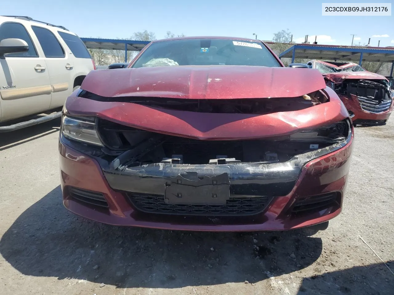 2C3CDXBG9JH312176 2018 Dodge Charger Sxt