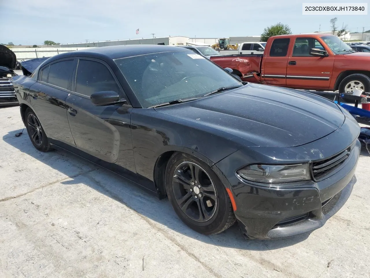 2018 Dodge Charger Sxt VIN: 2C3CDXBGXJH173840 Lot: 58206554