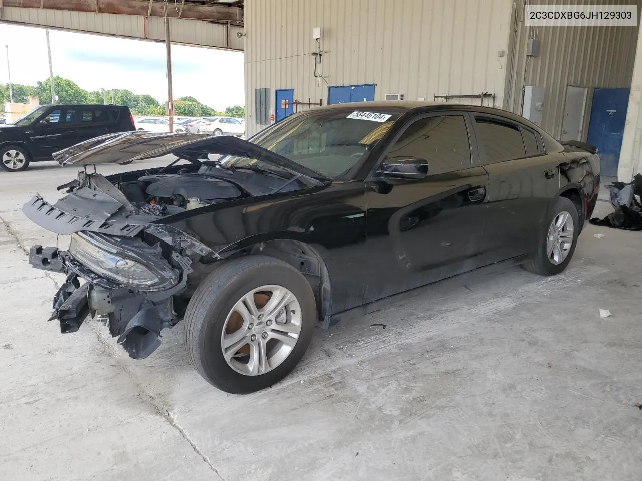 2018 Dodge Charger Sxt VIN: 2C3CDXBG6JH129303 Lot: 58446104