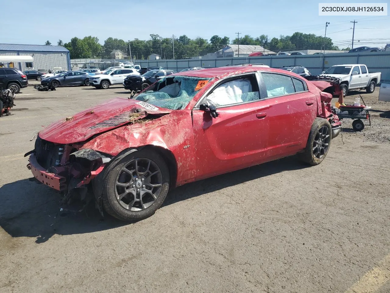 2018 Dodge Charger Gt VIN: 2C3CDXJG8JH126534 Lot: 58836114