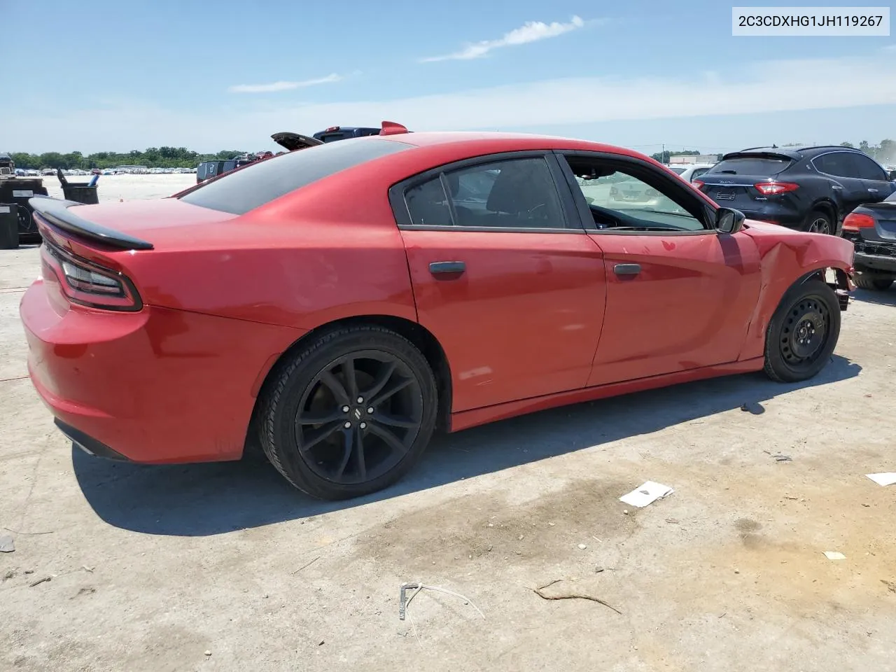 2018 Dodge Charger Sxt Plus VIN: 2C3CDXHG1JH119267 Lot: 58968404