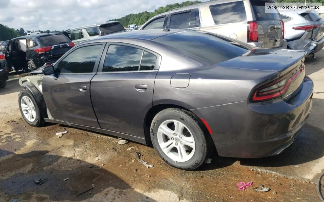 2018 Dodge Charger Sxt VIN: 2C3CDXBG7JH239048 Lot: 59889624