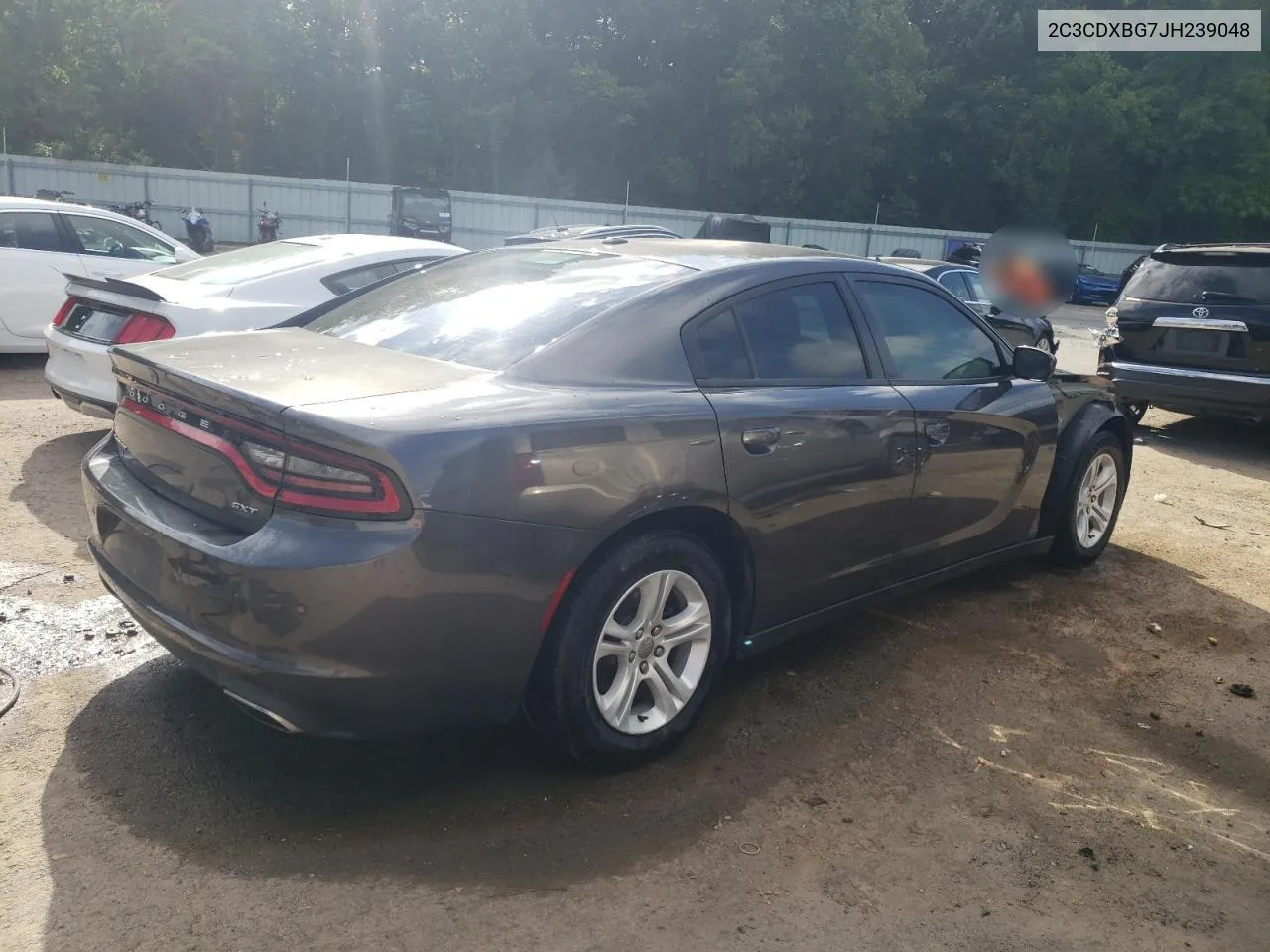 2018 Dodge Charger Sxt VIN: 2C3CDXBG7JH239048 Lot: 59889624