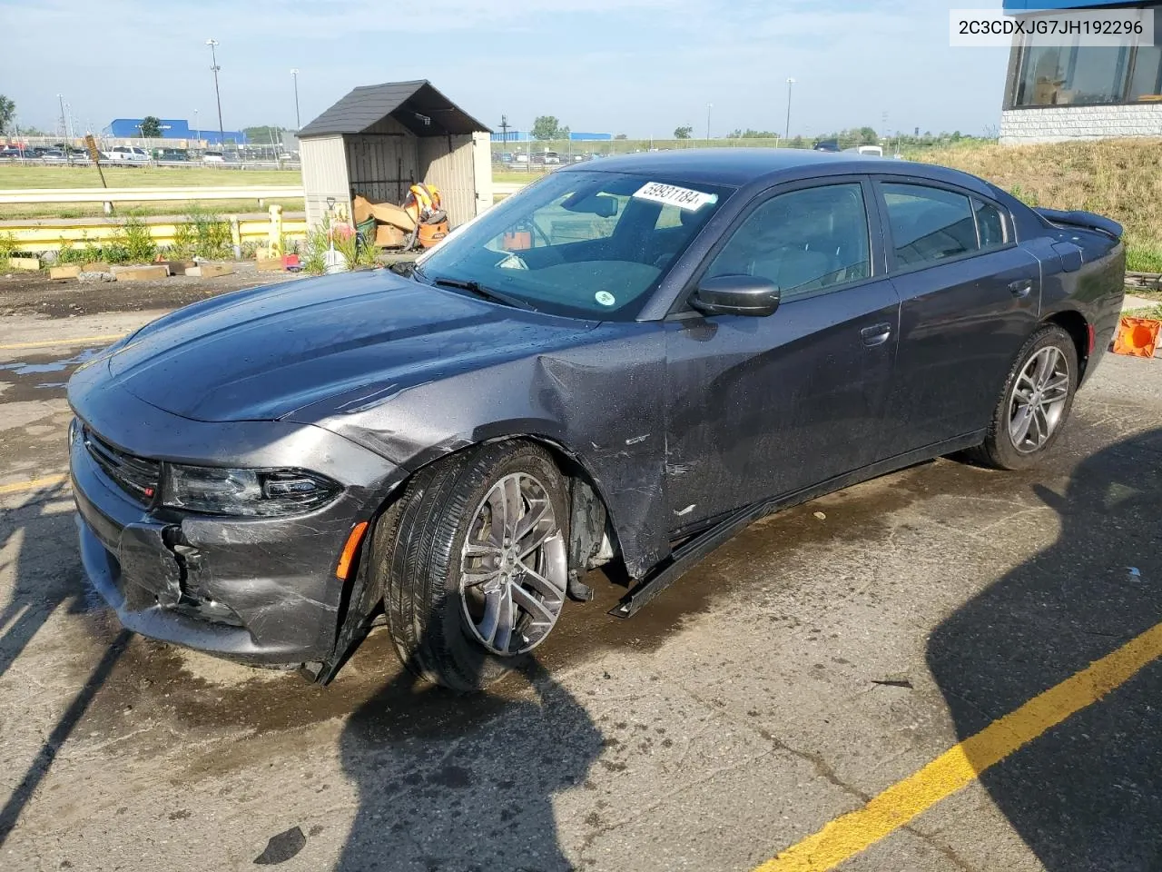 2018 Dodge Charger Gt VIN: 2C3CDXJG7JH192296 Lot: 59931184