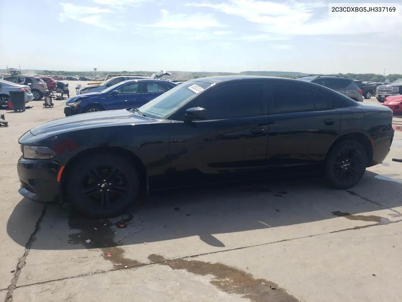 2018 Dodge Charger Sxt VIN: 2C3CDXBG5JH337169 Lot: 60352424