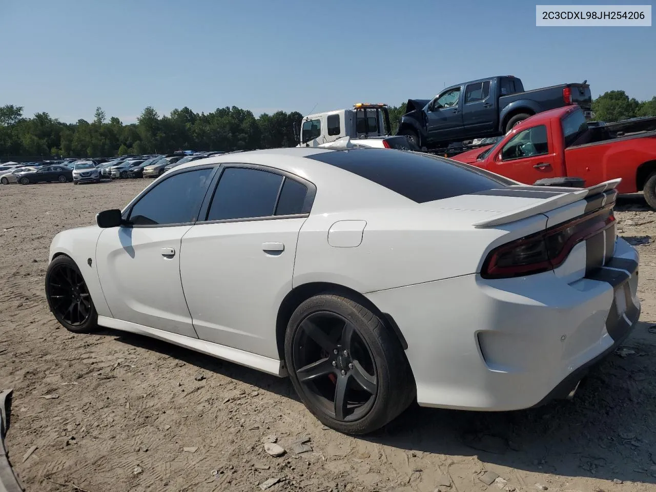 2018 Dodge Charger Srt Hellcat VIN: 2C3CDXL98JH254206 Lot: 61735924