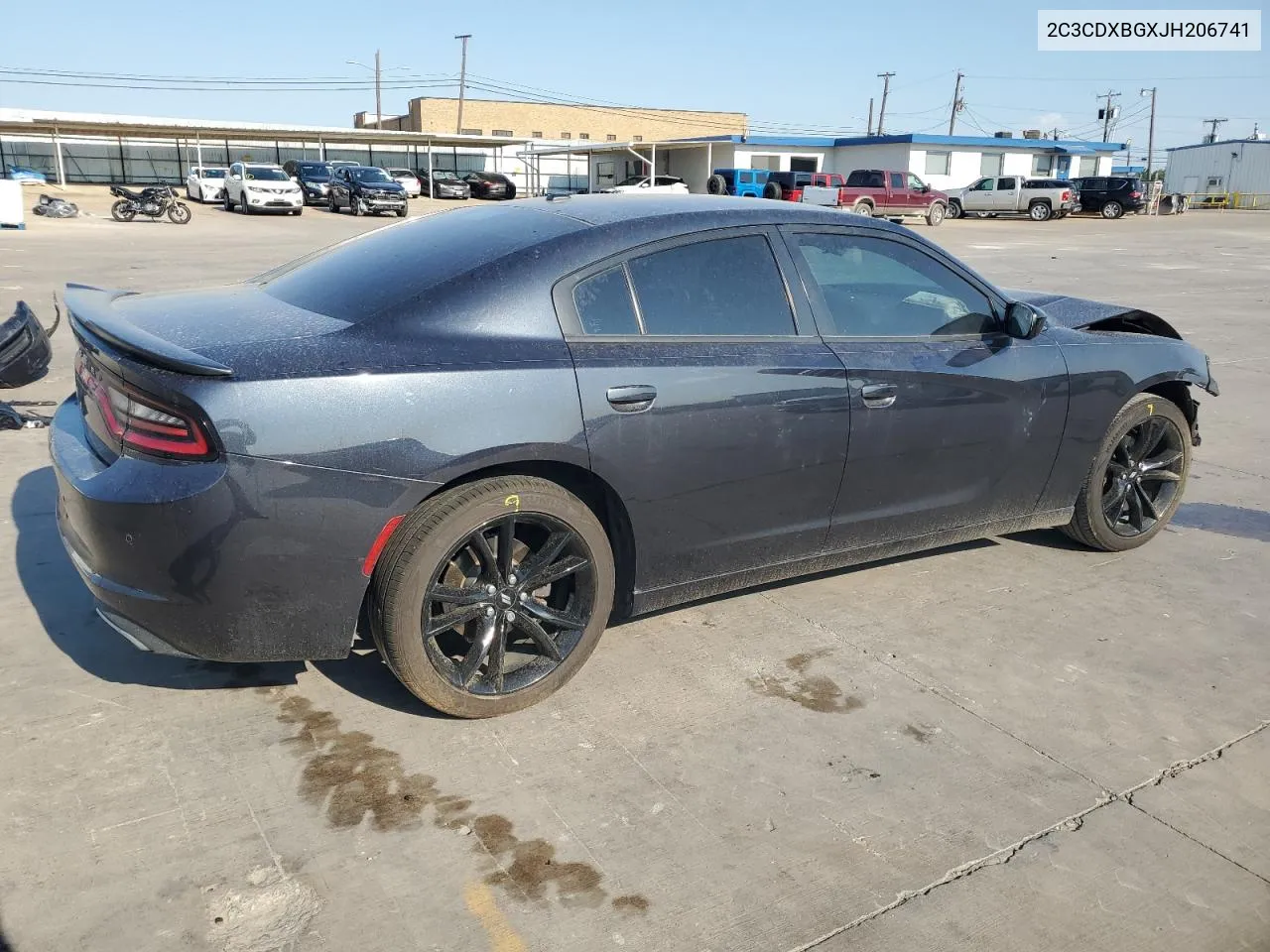 2018 Dodge Charger Sxt VIN: 2C3CDXBGXJH206741 Lot: 62905824