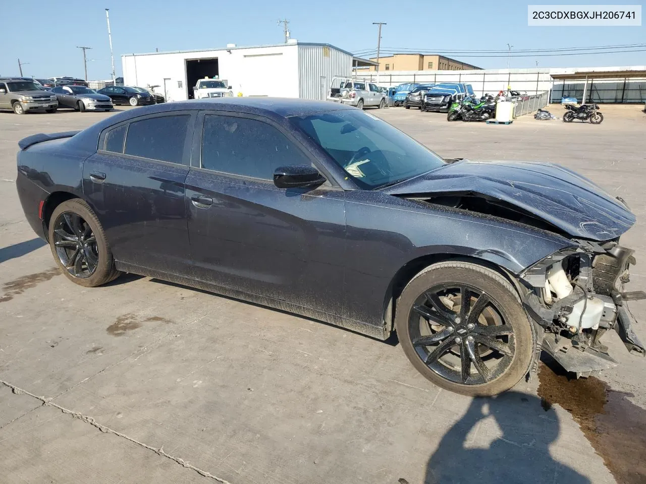 2C3CDXBGXJH206741 2018 Dodge Charger Sxt