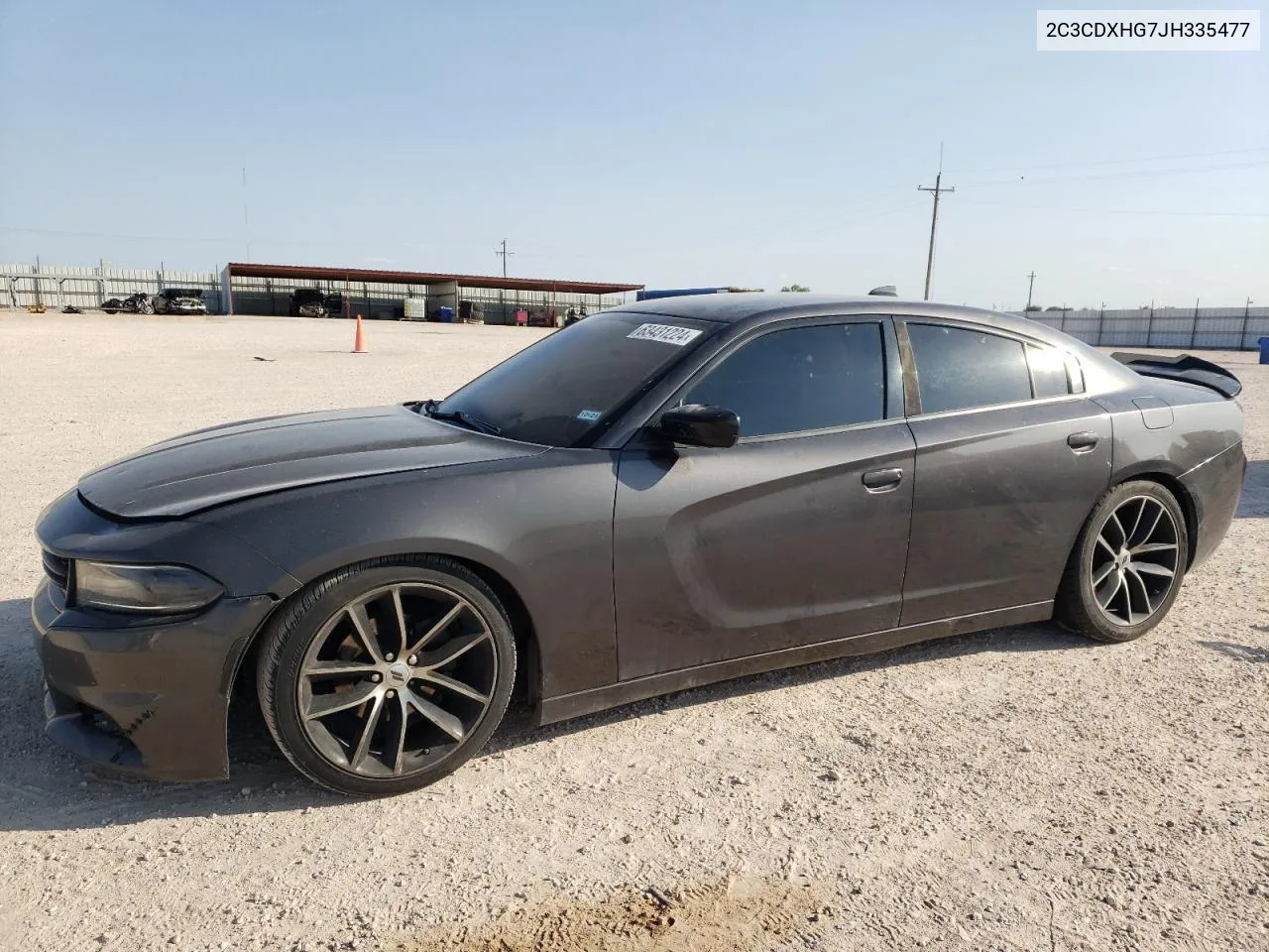 2018 Dodge Charger Sxt Plus VIN: 2C3CDXHG7JH335477 Lot: 63431224