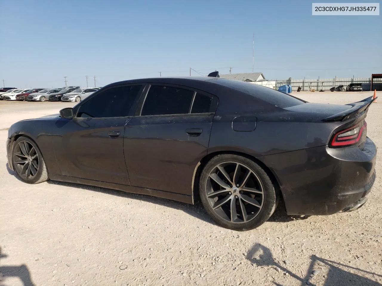 2C3CDXHG7JH335477 2018 Dodge Charger Sxt Plus