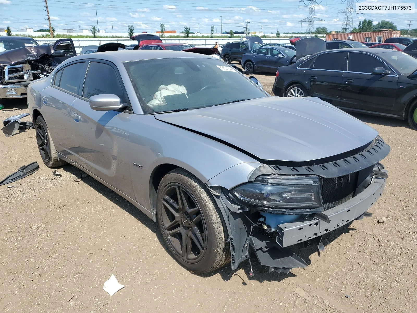 2018 Dodge Charger R/T VIN: 2C3CDXCT7JH175573 Lot: 63537644