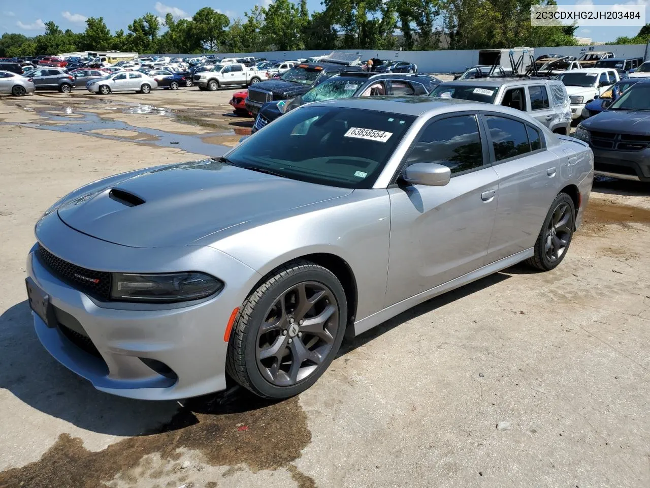 2C3CDXHG2JH203484 2018 Dodge Charger Sxt Plus