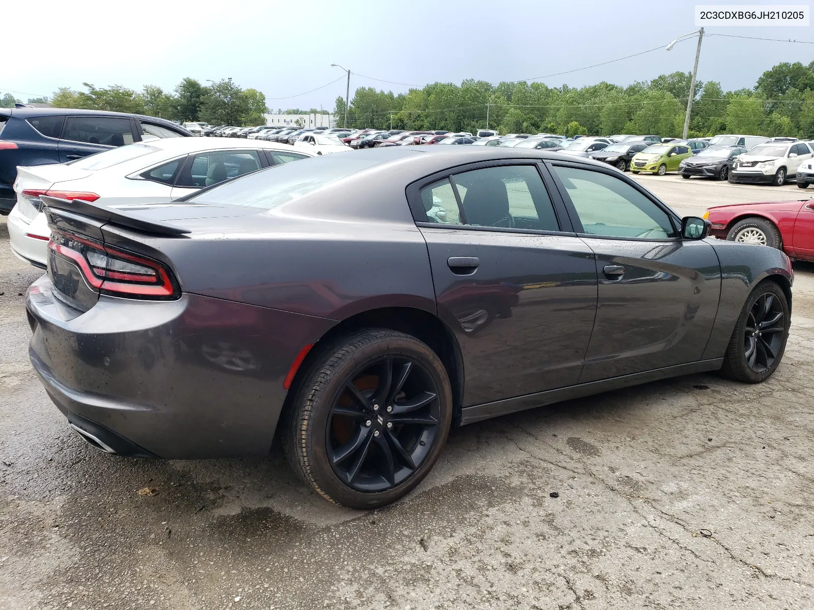 2018 Dodge Charger Sxt VIN: 2C3CDXBG6JH210205 Lot: 64230754