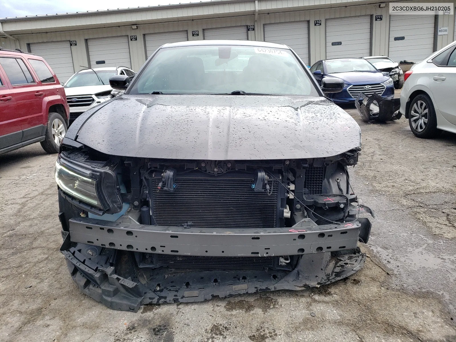 2C3CDXBG6JH210205 2018 Dodge Charger Sxt