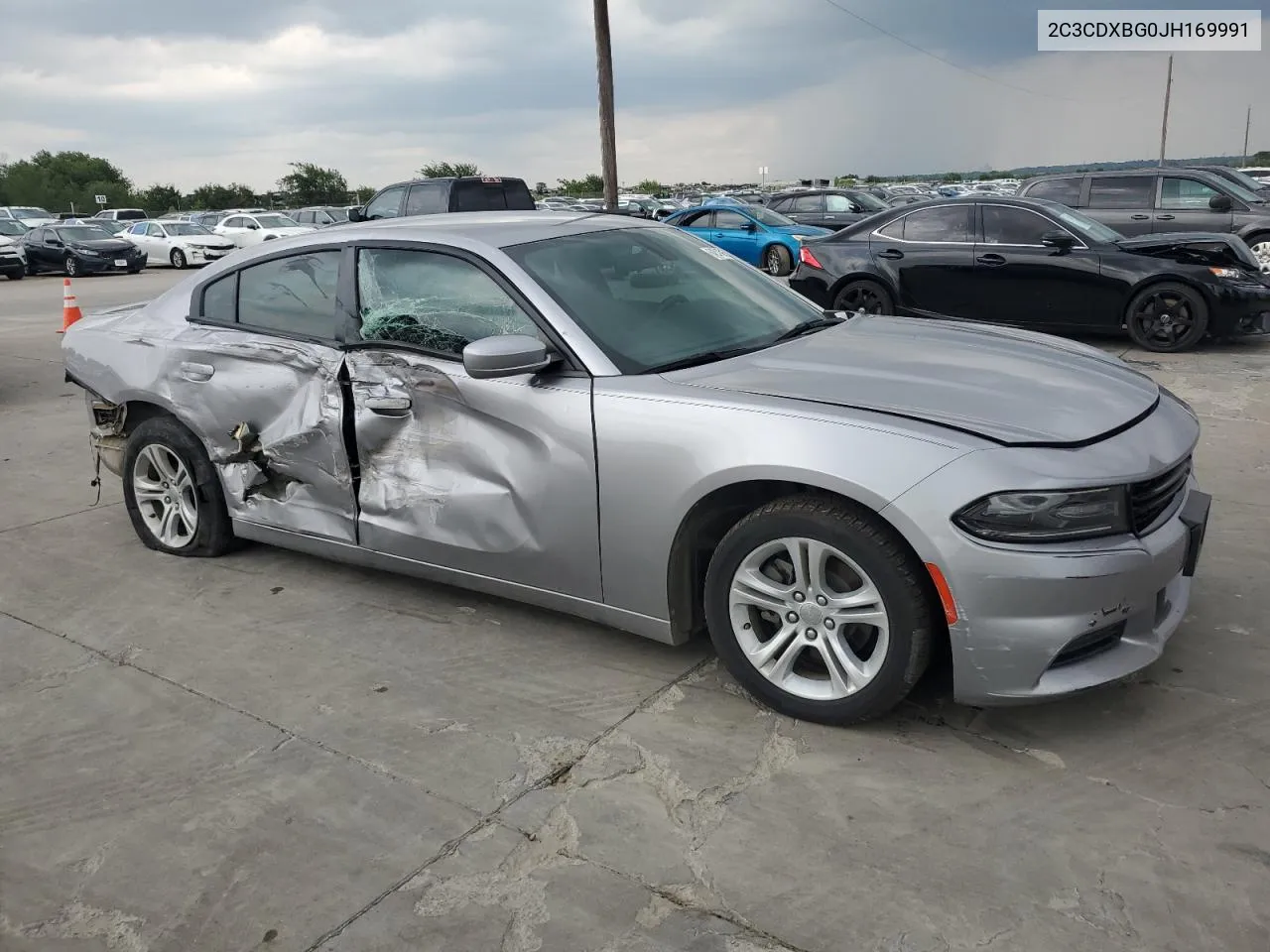 2018 Dodge Charger Sxt VIN: 2C3CDXBG0JH169991 Lot: 64261894