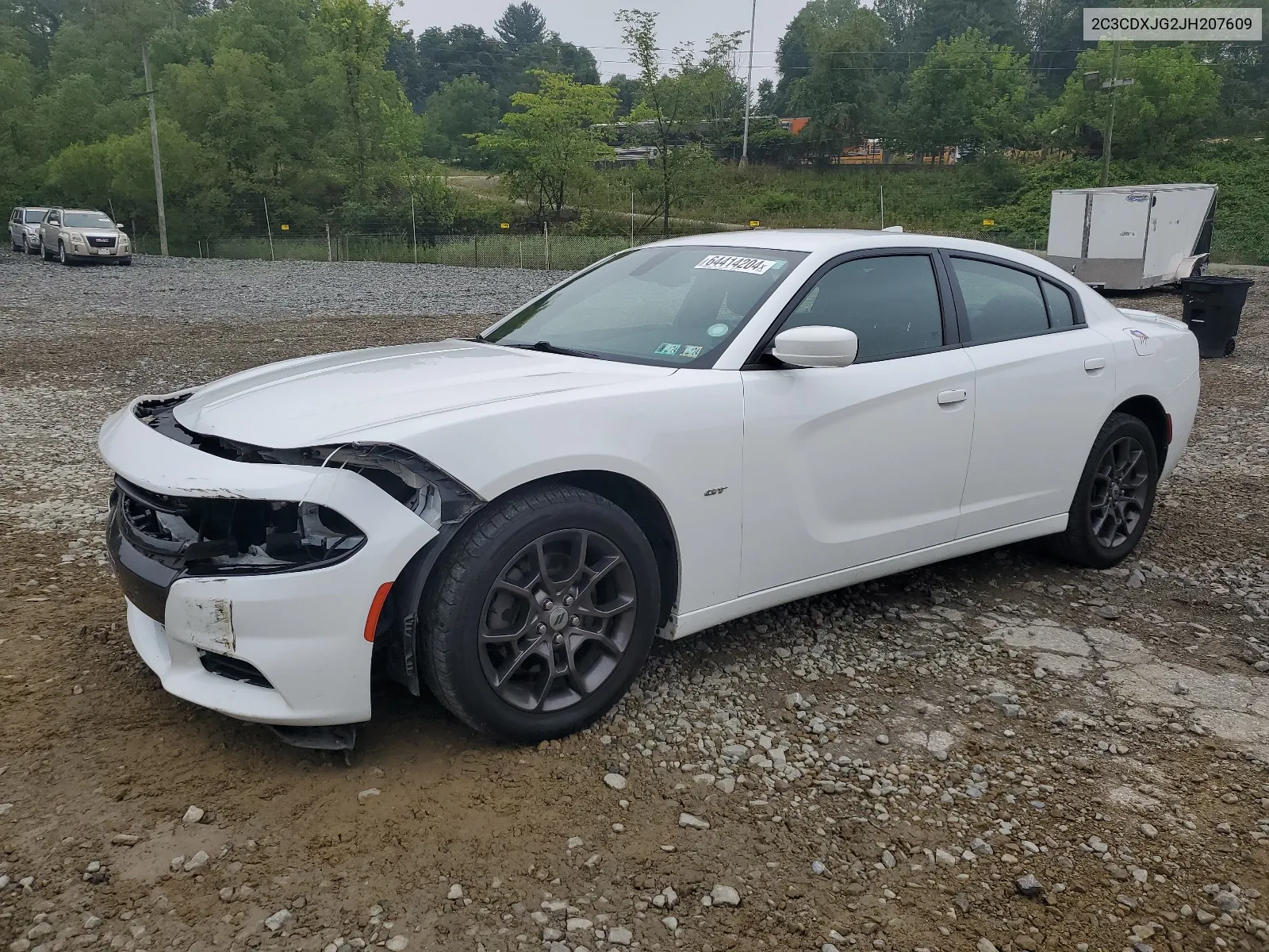 2018 Dodge Charger Gt VIN: 2C3CDXJG2JH207609 Lot: 64414204