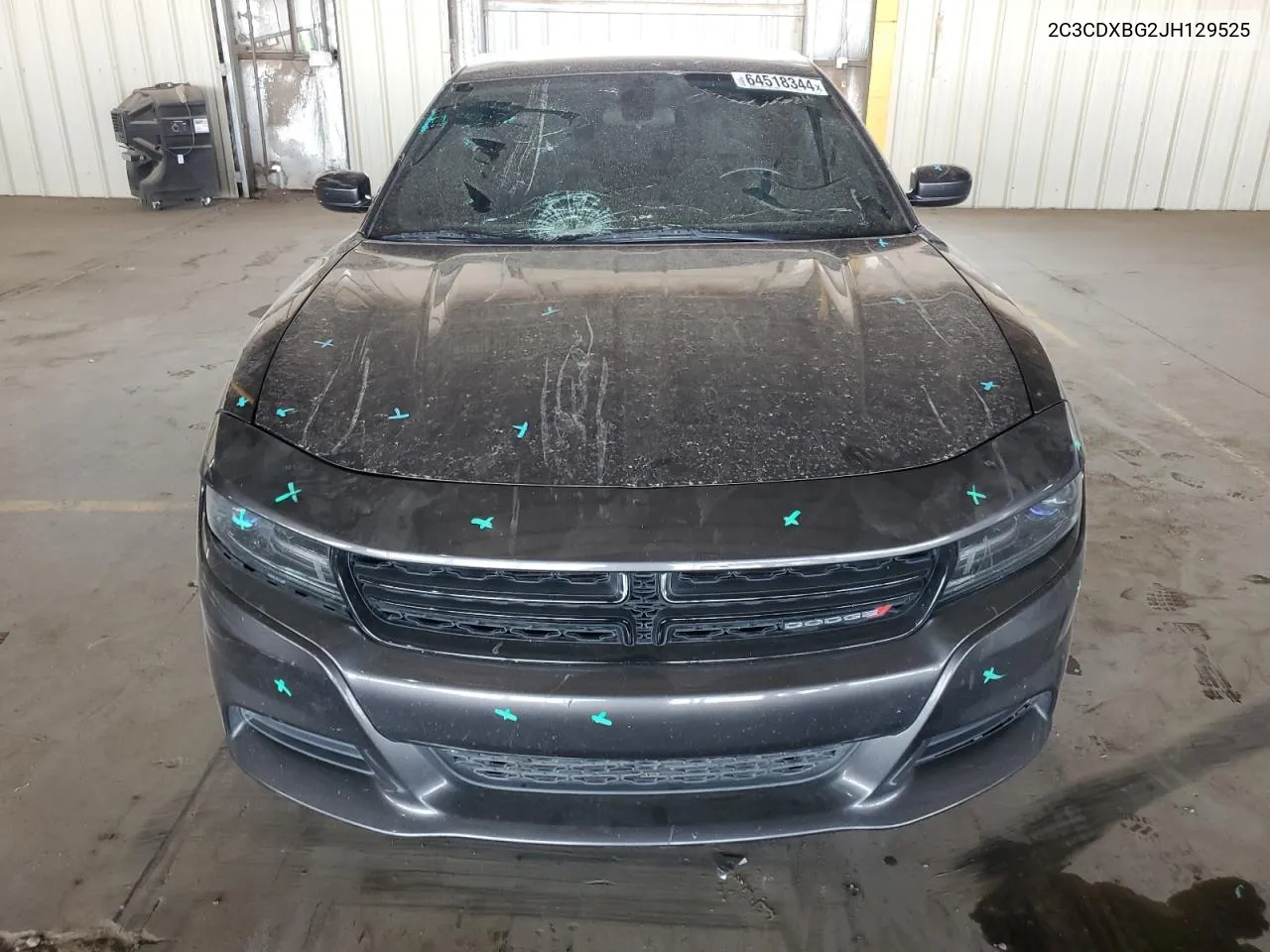 2018 Dodge Charger Sxt VIN: 2C3CDXBG2JH129525 Lot: 64518344