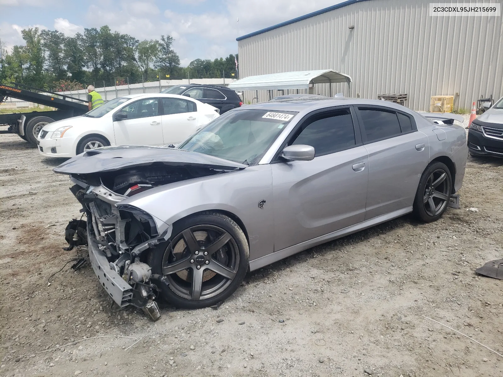 2C3CDXL95JH215699 2018 Dodge Charger Srt Hellcat