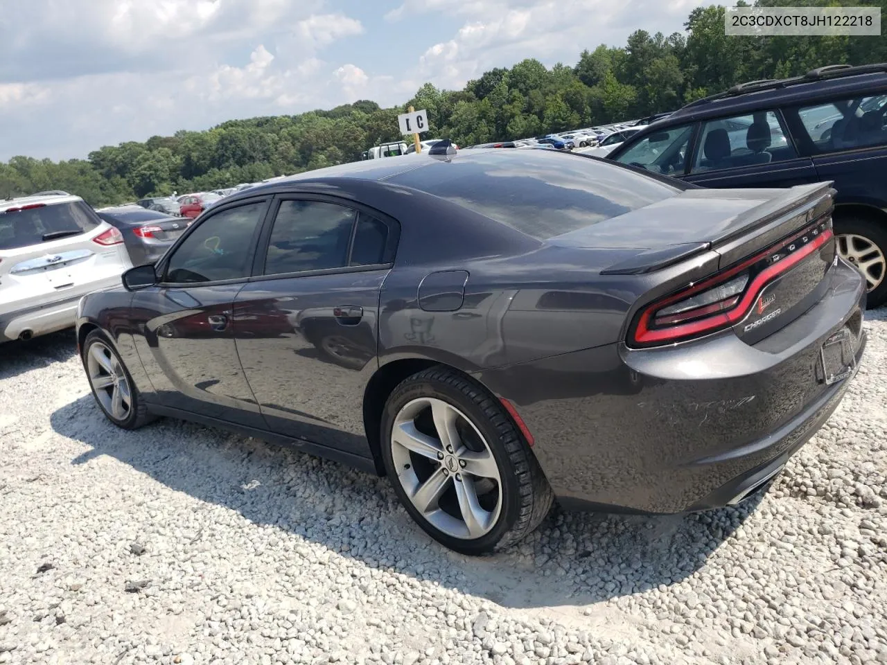 2018 Dodge Charger R/T VIN: 2C3CDXCT8JH122218 Lot: 66075564