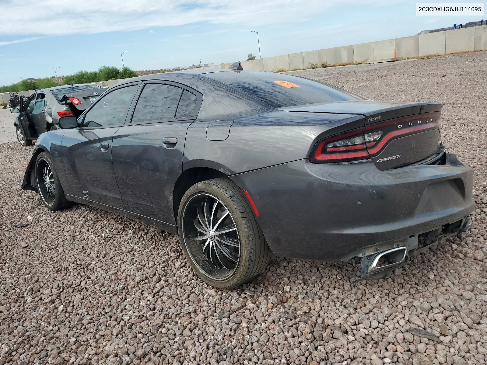 2018 Dodge Charger Sxt Plus VIN: 2C3CDXHG6JH114095 Lot: 66705454