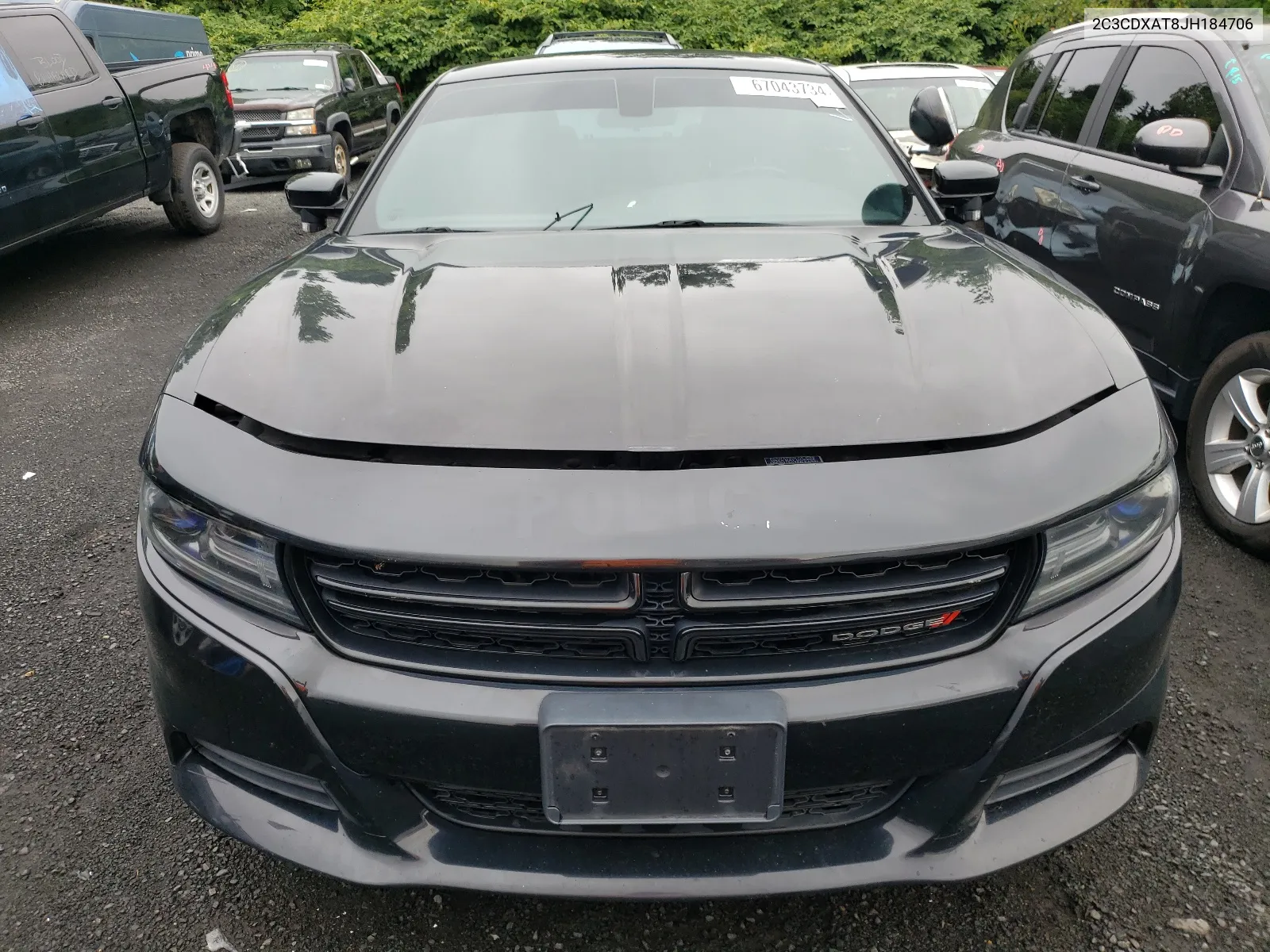 2C3CDXAT8JH184706 2018 Dodge Charger Police