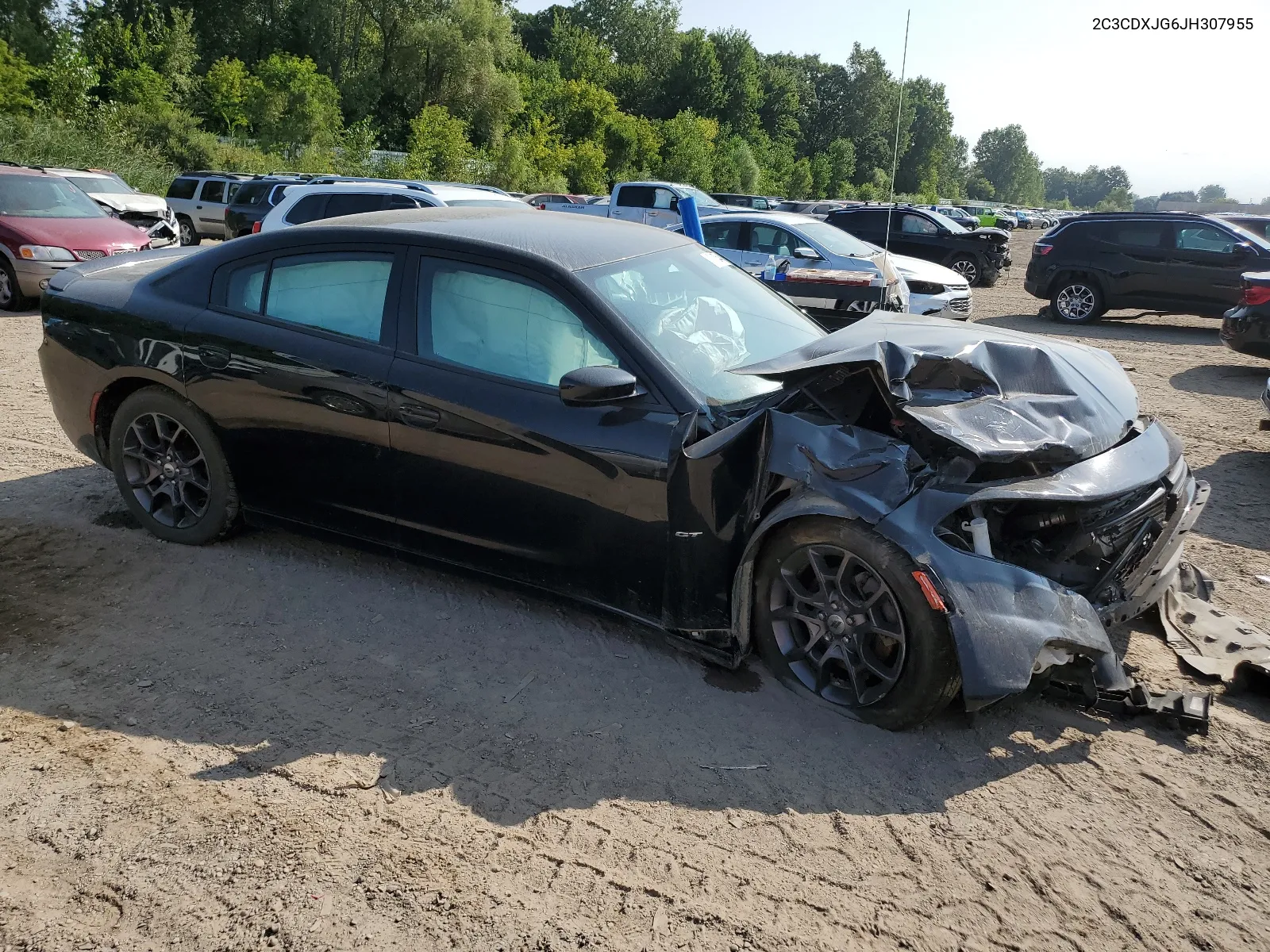 2018 Dodge Charger Gt VIN: 2C3CDXJG6JH307955 Lot: 67058344