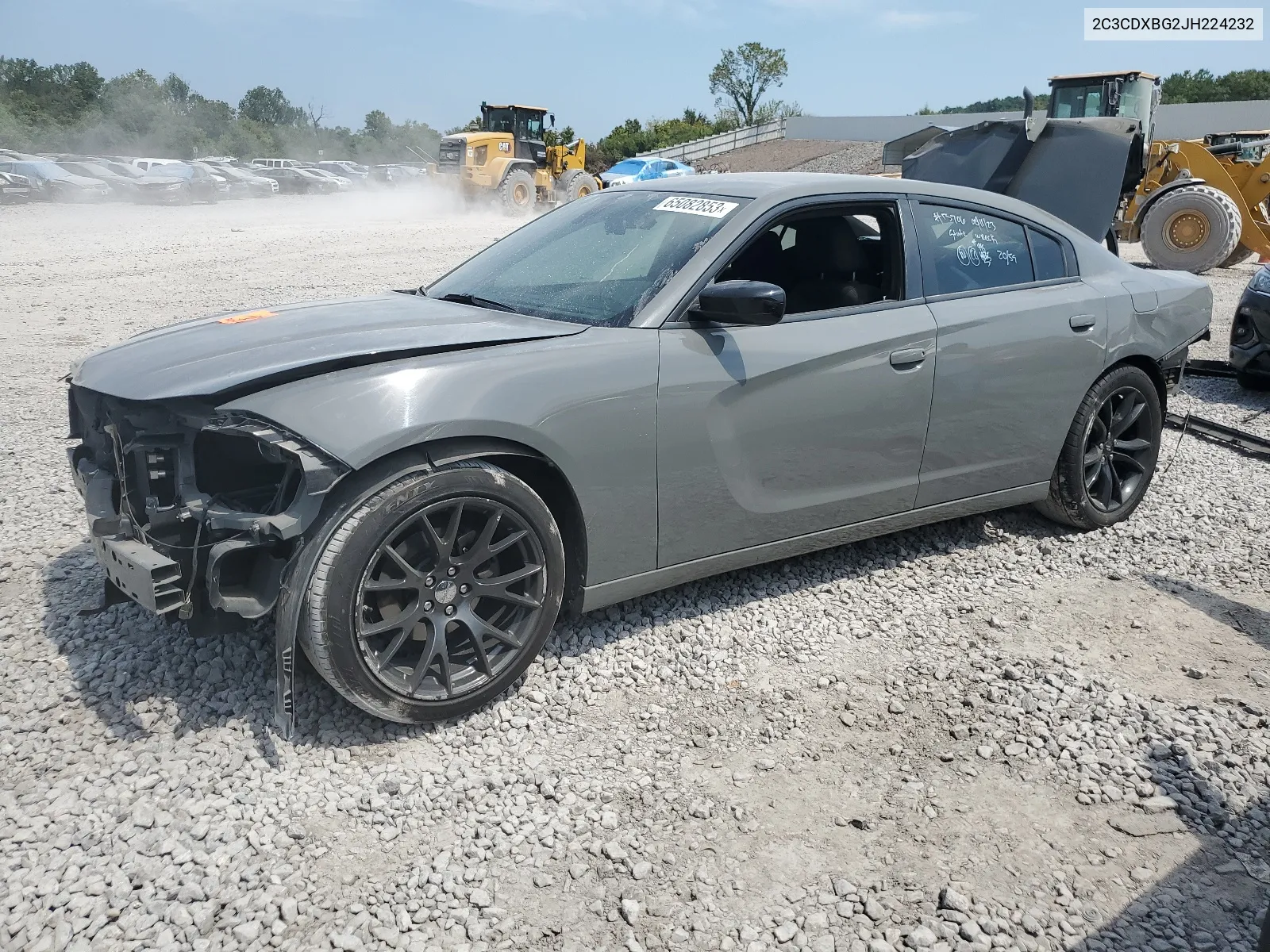 2018 Dodge Charger Sxt VIN: 2C3CDXBG2JH224232 Lot: 67582364