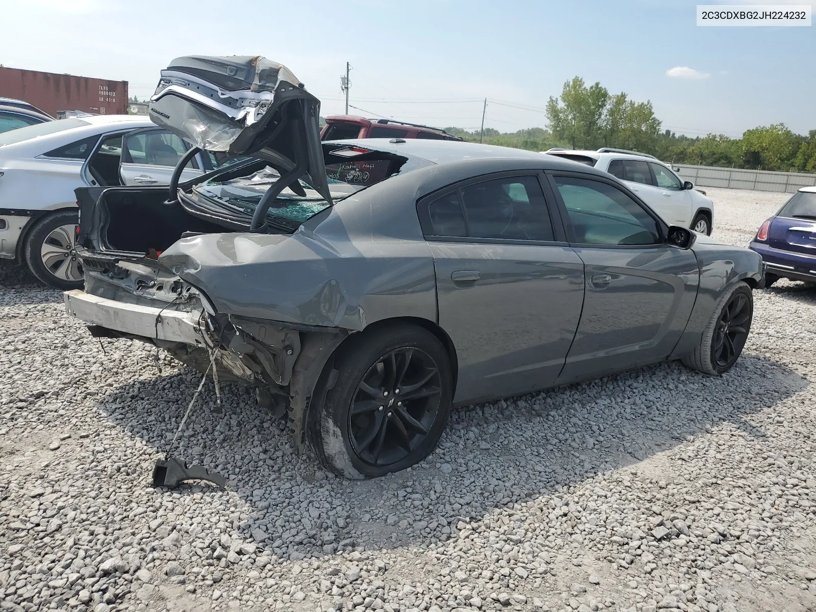 2018 Dodge Charger Sxt VIN: 2C3CDXBG2JH224232 Lot: 67582364