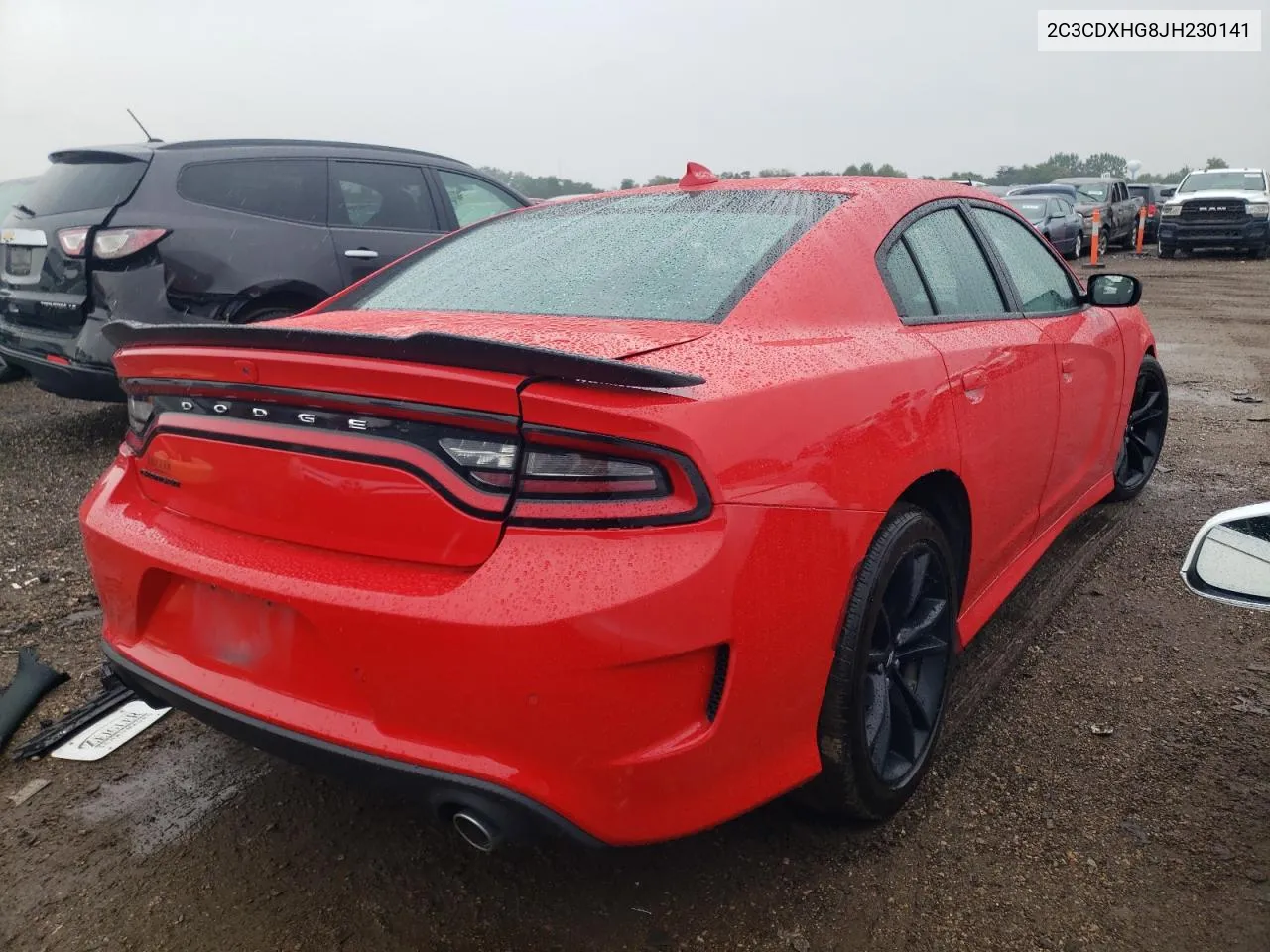 2C3CDXHG8JH230141 2018 Dodge Charger Sxt Plus