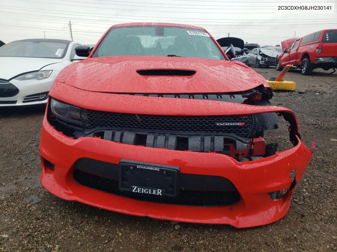 2C3CDXHG8JH230141 2018 Dodge Charger Sxt Plus