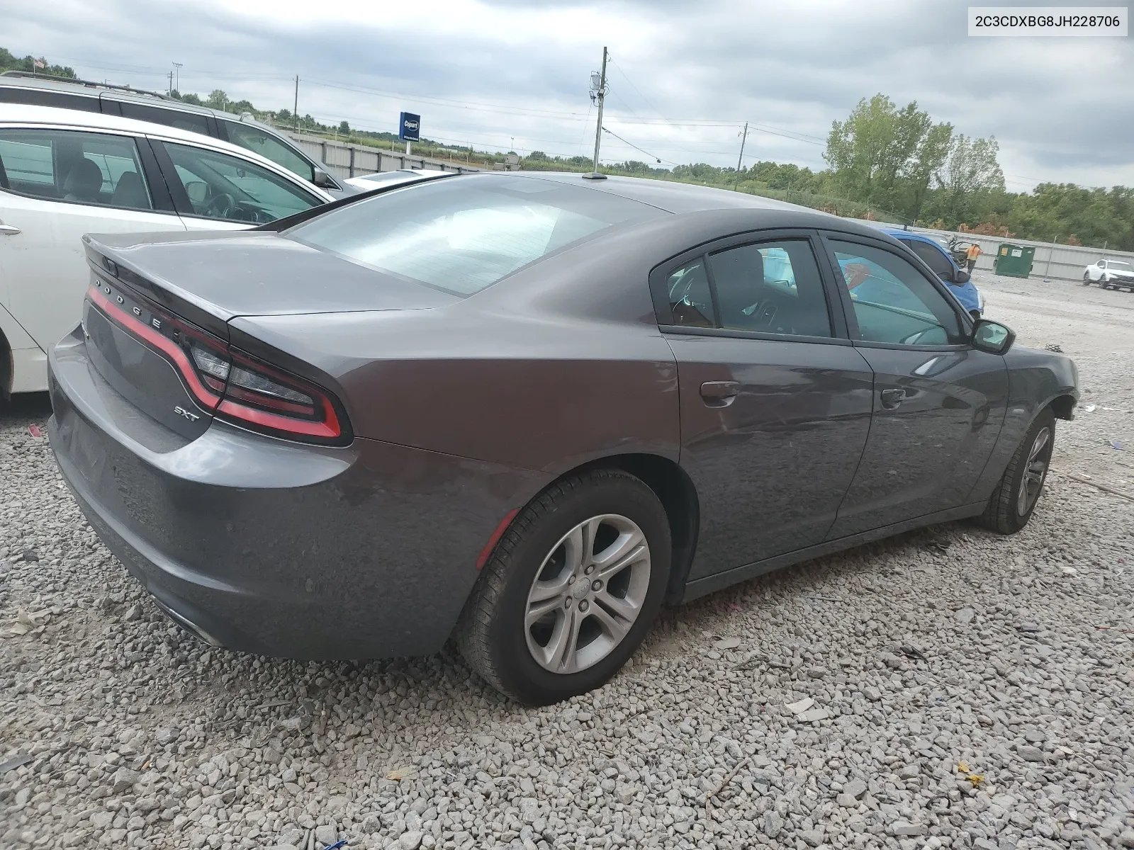 2018 Dodge Charger Sxt VIN: 2C3CDXBG8JH228706 Lot: 67892724