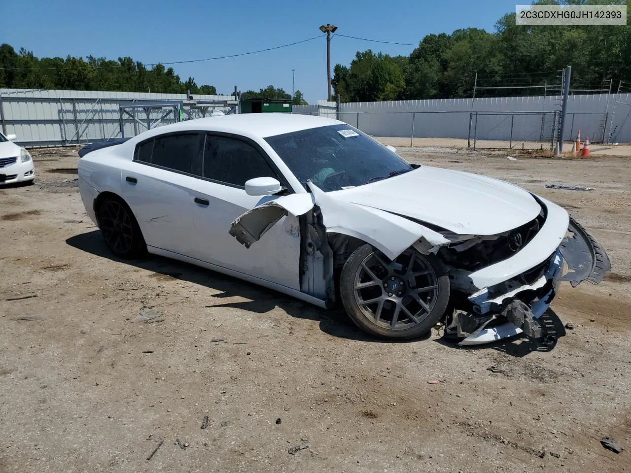 2018 Dodge Charger Sxt Plus VIN: 2C3CDXHG0JH142393 Lot: 68138824