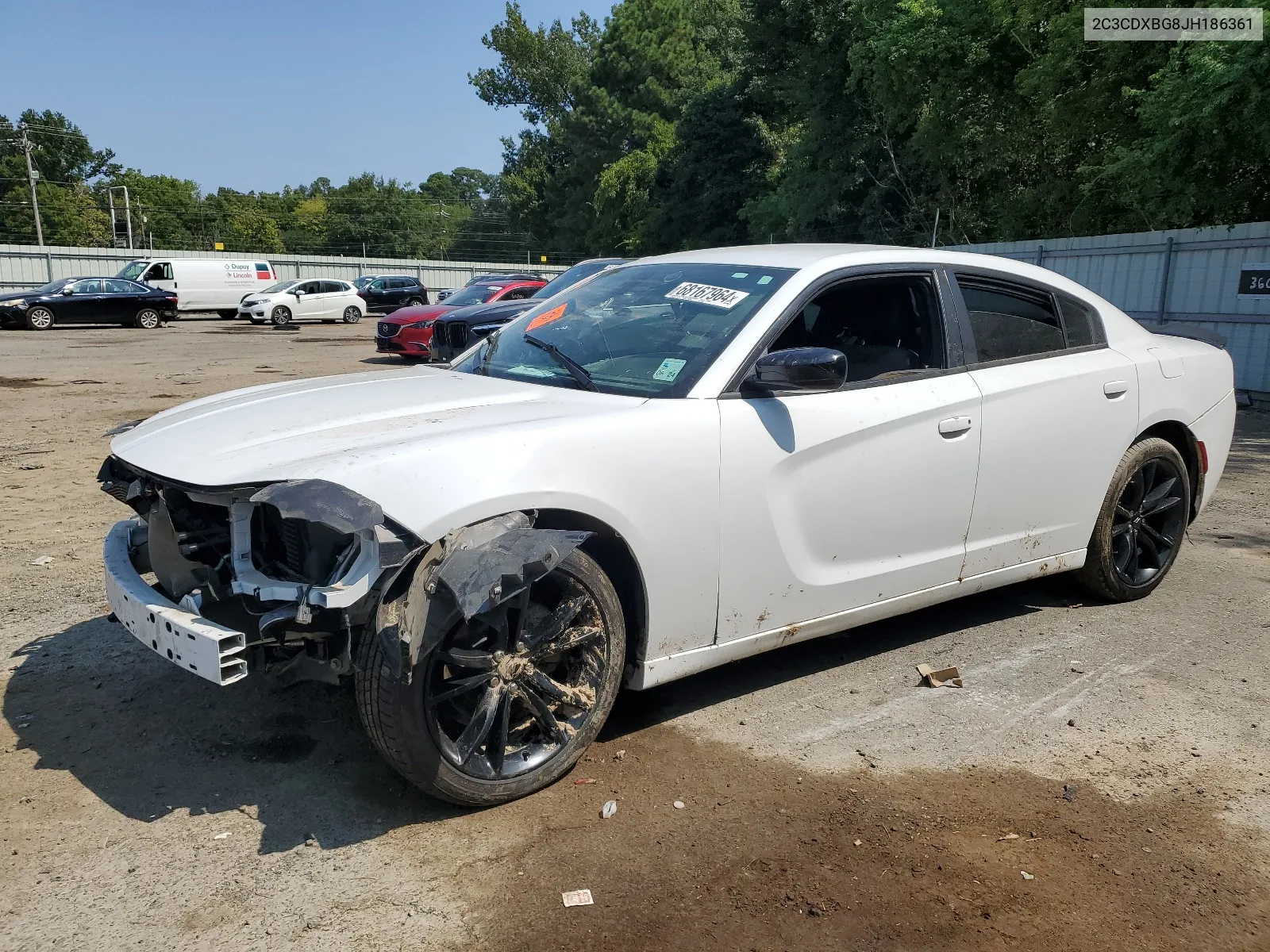 2018 Dodge Charger Sxt VIN: 2C3CDXBG8JH186361 Lot: 68167964