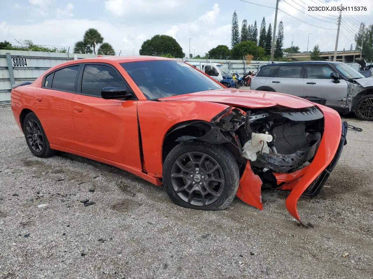 2018 Dodge Charger Gt VIN: 2C3CDXJG5JH115376 Lot: 68353574