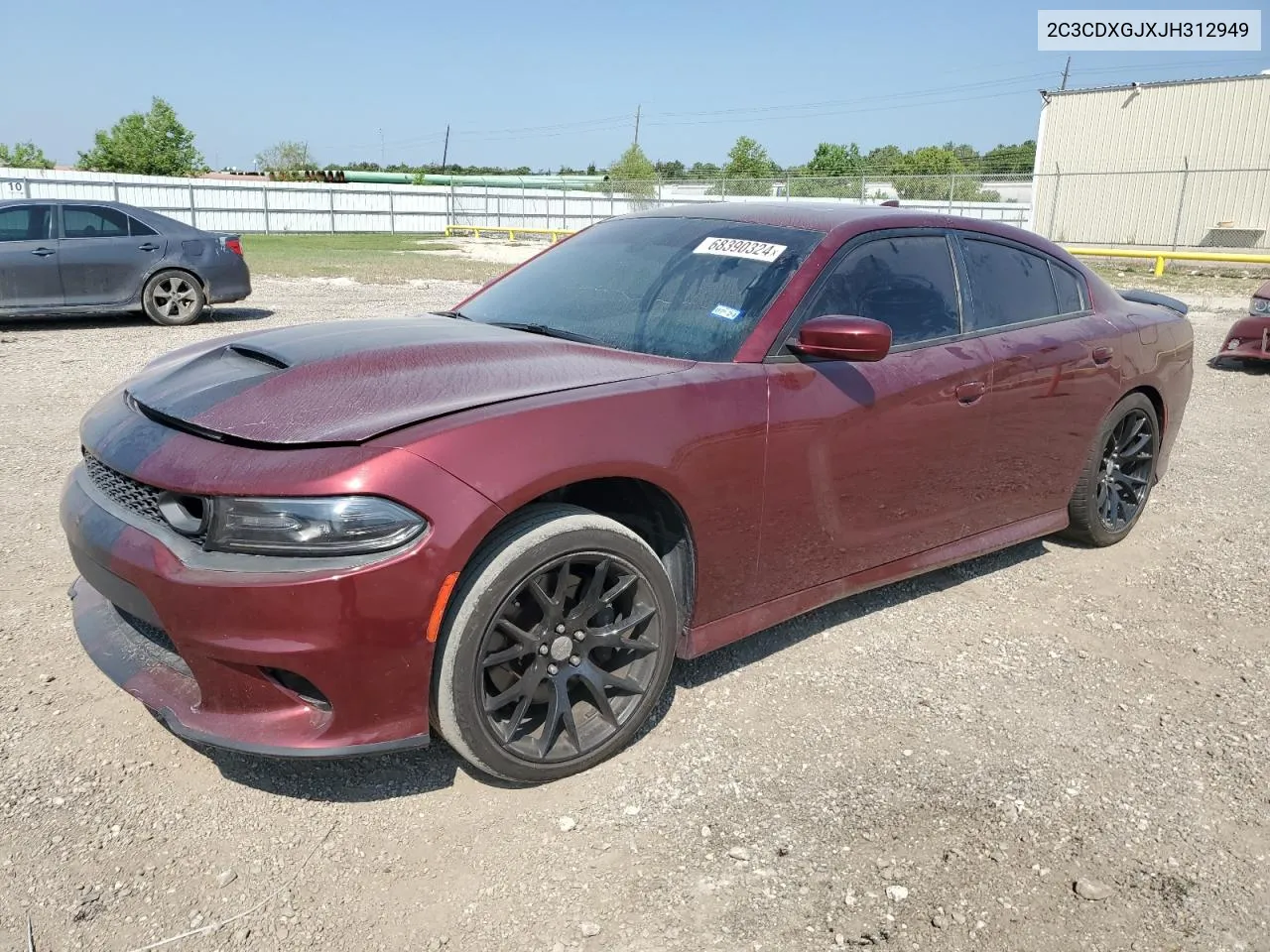 2018 Dodge Charger R/T 392 VIN: 2C3CDXGJXJH312949 Lot: 68390324