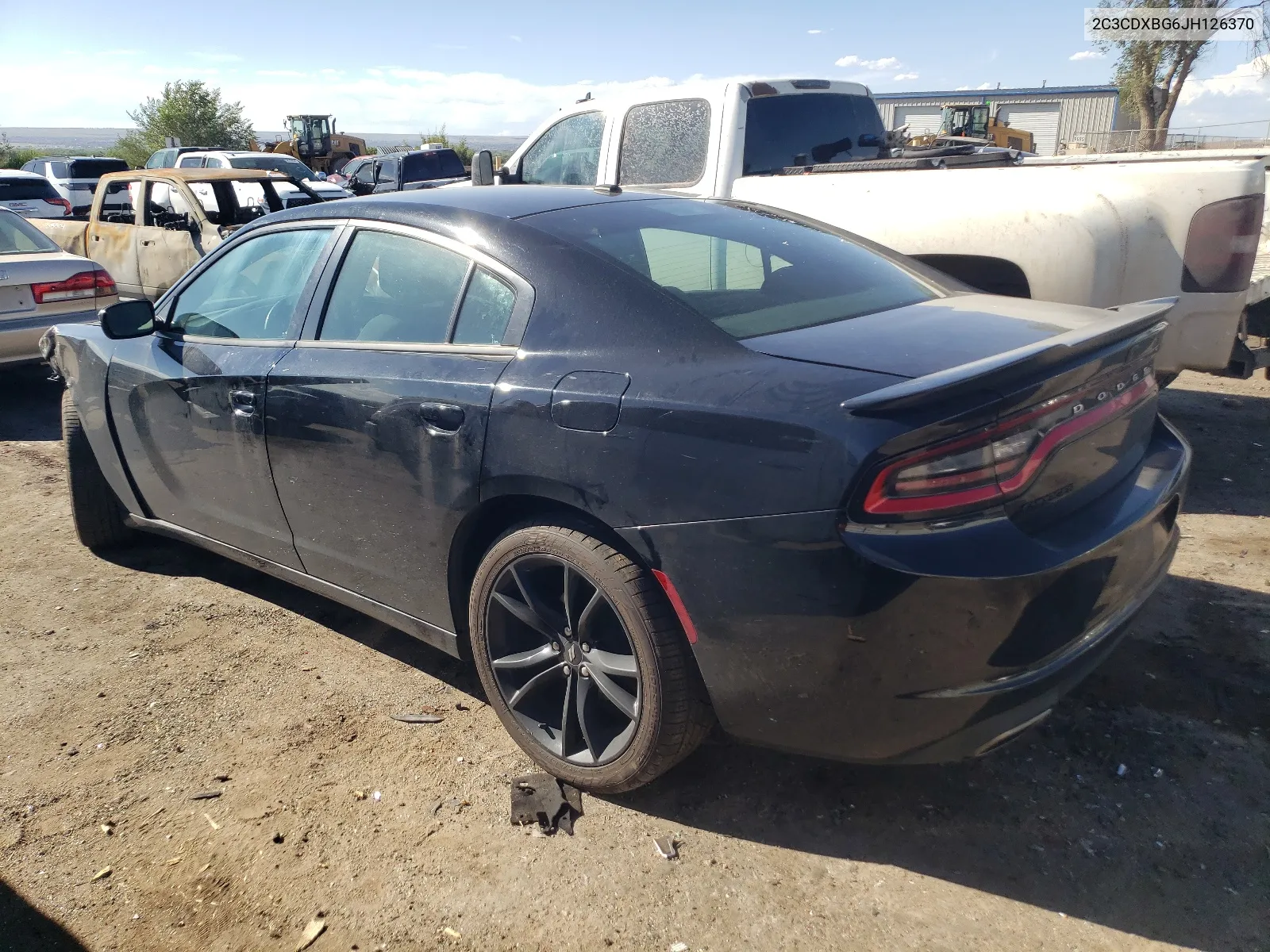 2018 Dodge Charger Sxt VIN: 2C3CDXBG6JH126370 Lot: 68571874