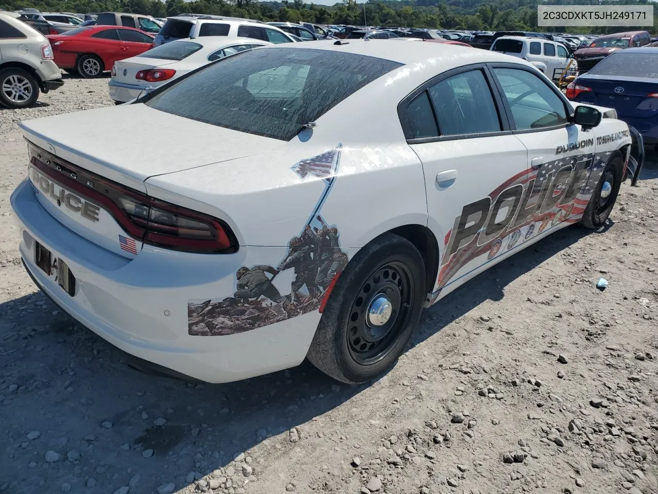 2018 Dodge Charger Police VIN: 2C3CDXKT5JH249171 Lot: 68969454