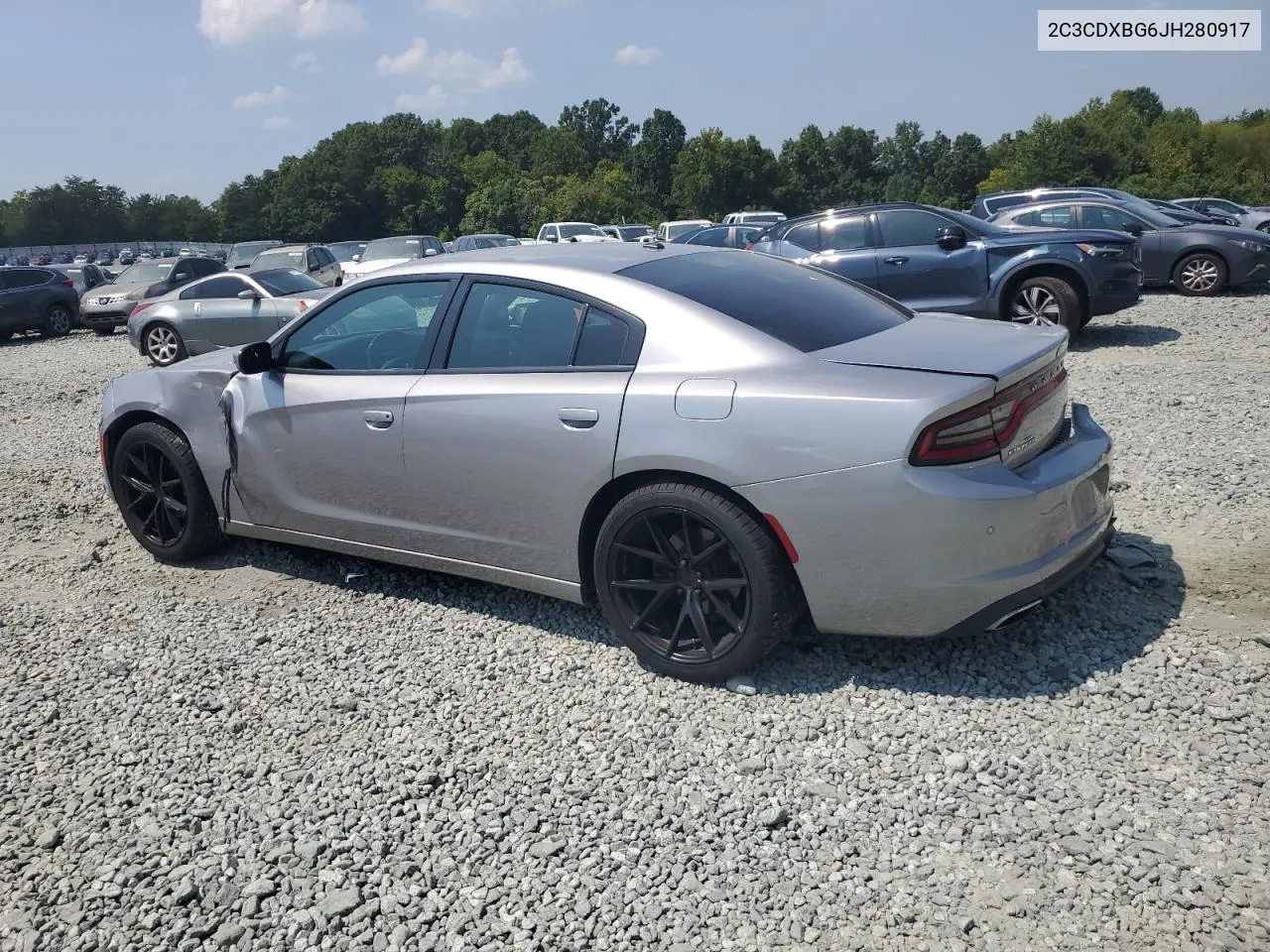 2018 Dodge Charger Sxt VIN: 2C3CDXBG6JH280917 Lot: 69098634