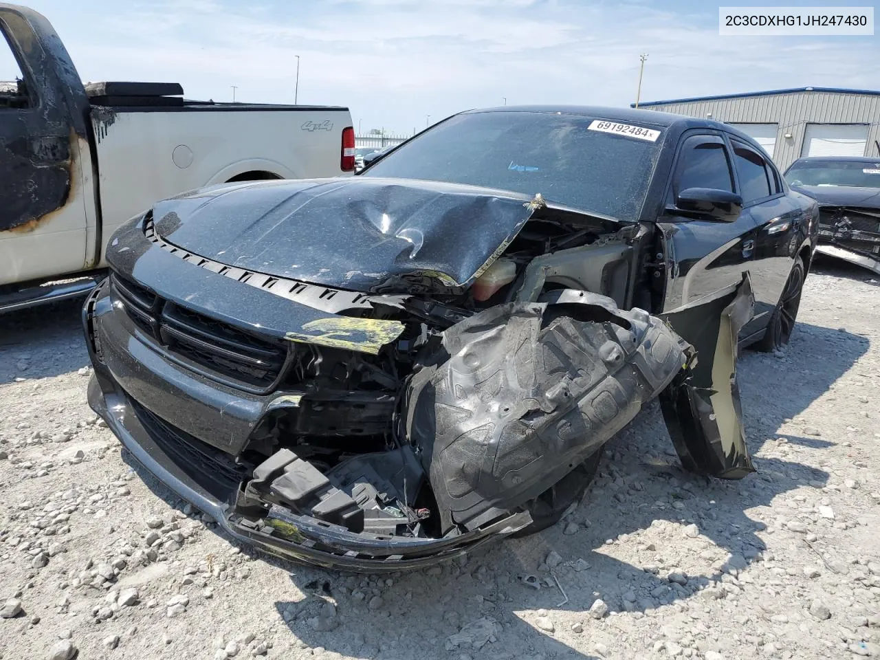 2C3CDXHG1JH247430 2018 Dodge Charger Sxt Plus