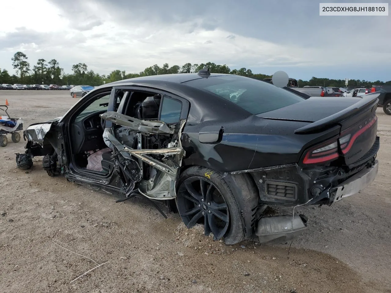 2018 Dodge Charger Sxt Plus VIN: 2C3CDXHG8JH188103 Lot: 69239584