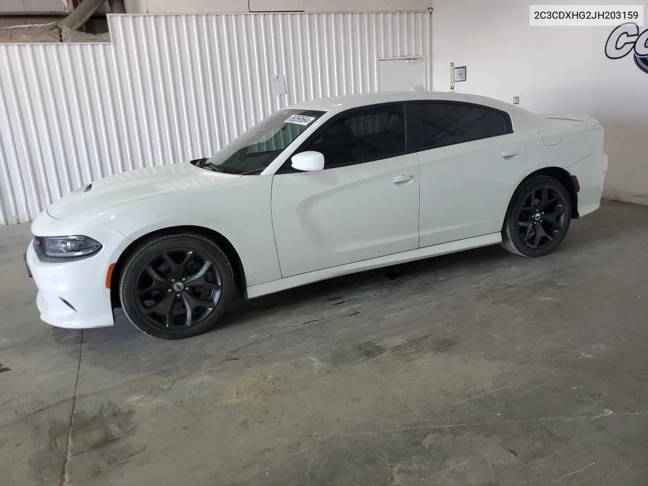 2018 Dodge Charger Sxt Plus VIN: 2C3CDXHG2JH203159 Lot: 69269564