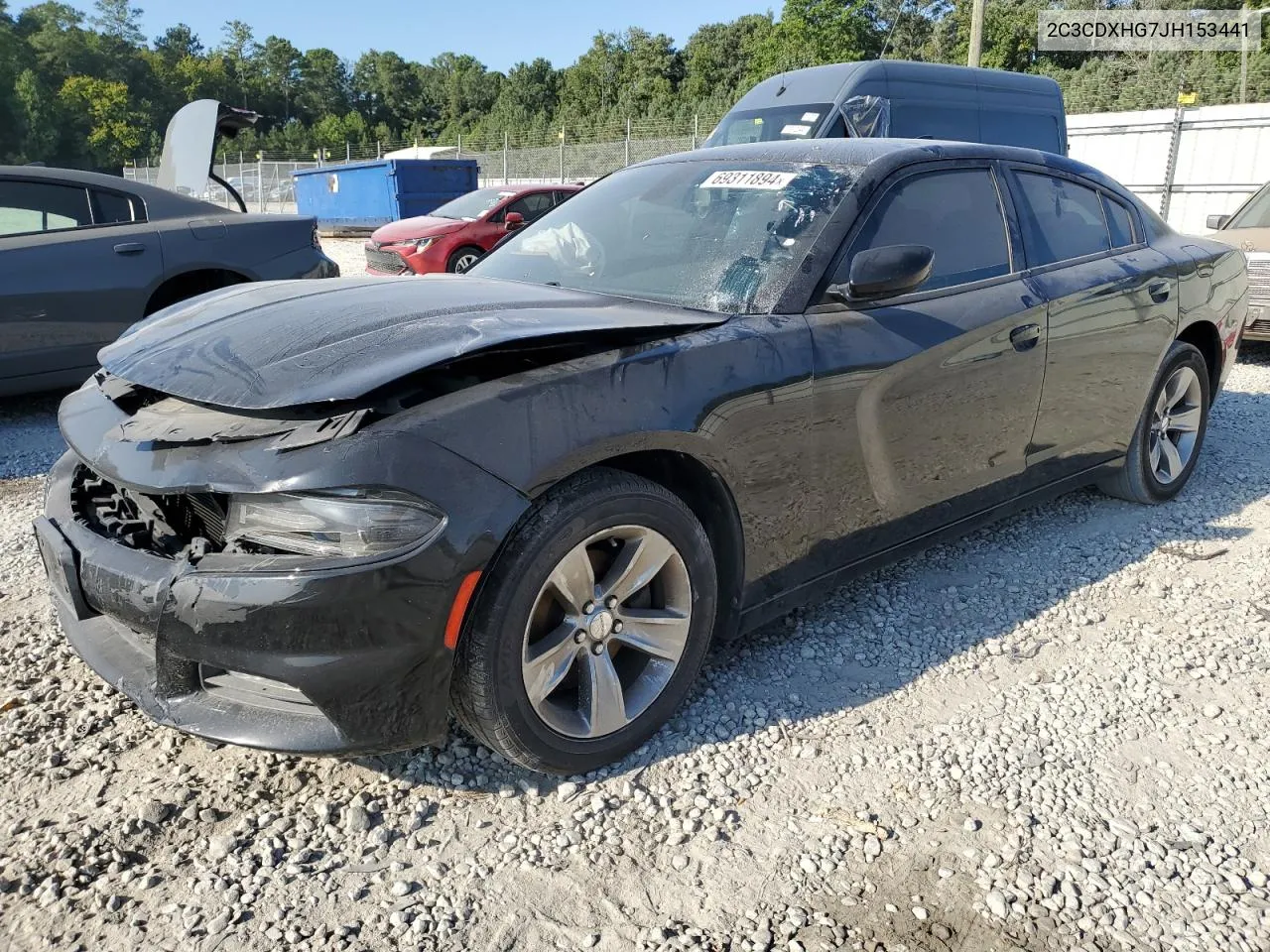 2C3CDXHG7JH153441 2018 Dodge Charger Sxt Plus