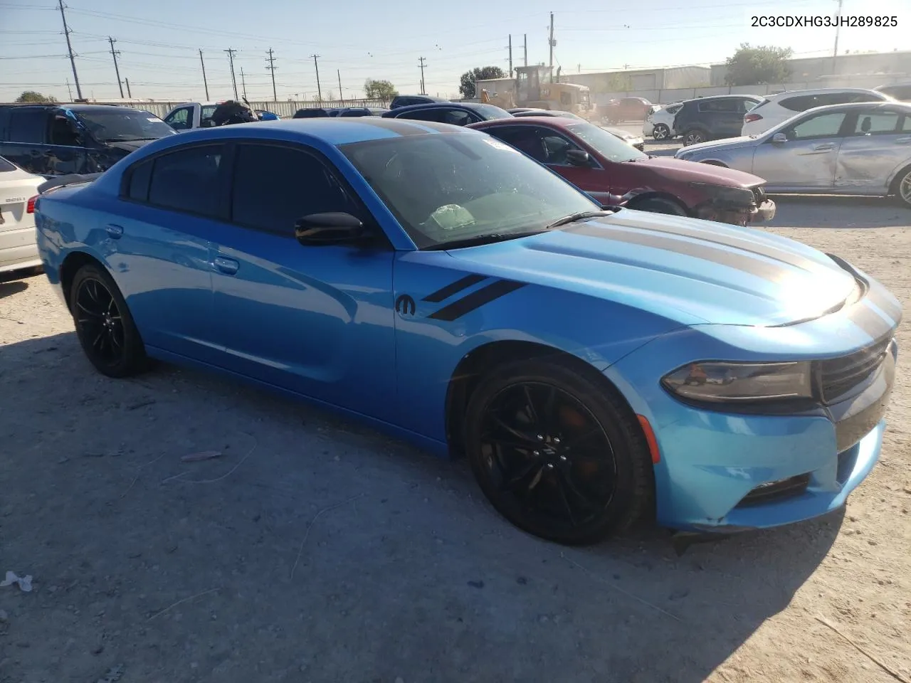 2018 Dodge Charger Sxt Plus VIN: 2C3CDXHG3JH289825 Lot: 69773274