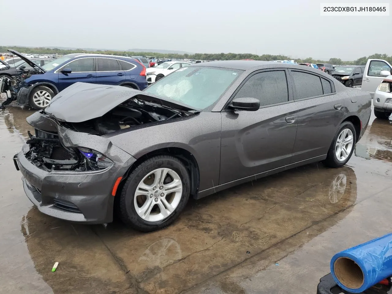 2018 Dodge Charger Sxt VIN: 2C3CDXBG1JH180465 Lot: 69899354