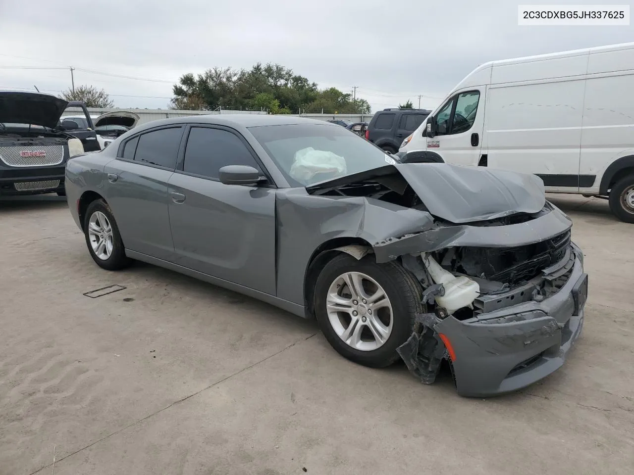 2018 Dodge Charger Sxt VIN: 2C3CDXBG5JH337625 Lot: 69951464