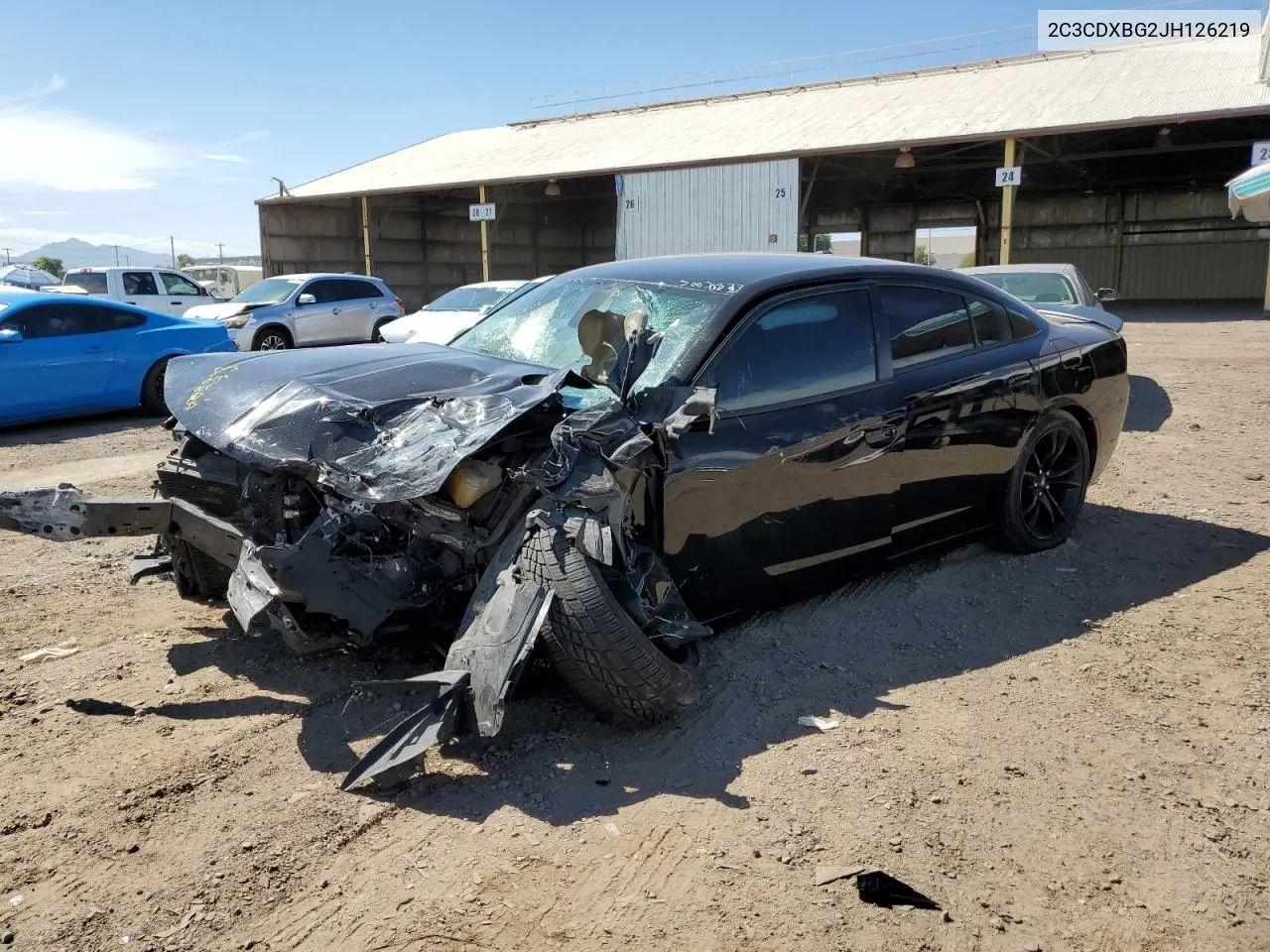 2C3CDXBG2JH126219 2018 Dodge Charger Sxt