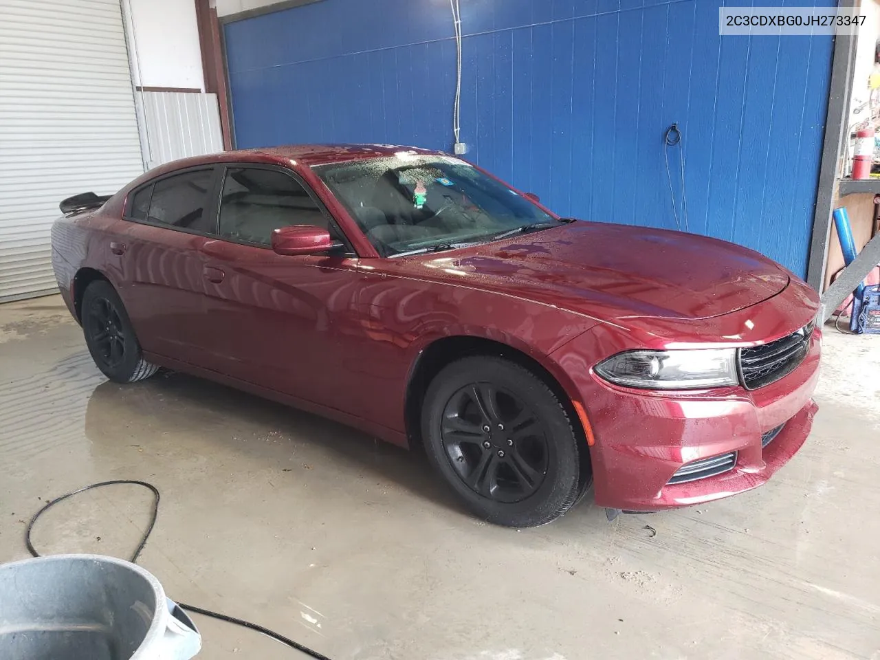 2018 Dodge Charger Sxt VIN: 2C3CDXBG0JH273347 Lot: 70055794